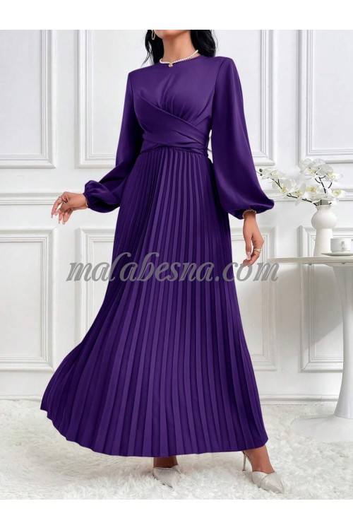 Purple wavy dress