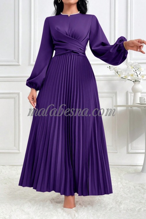 Purple wavy dress