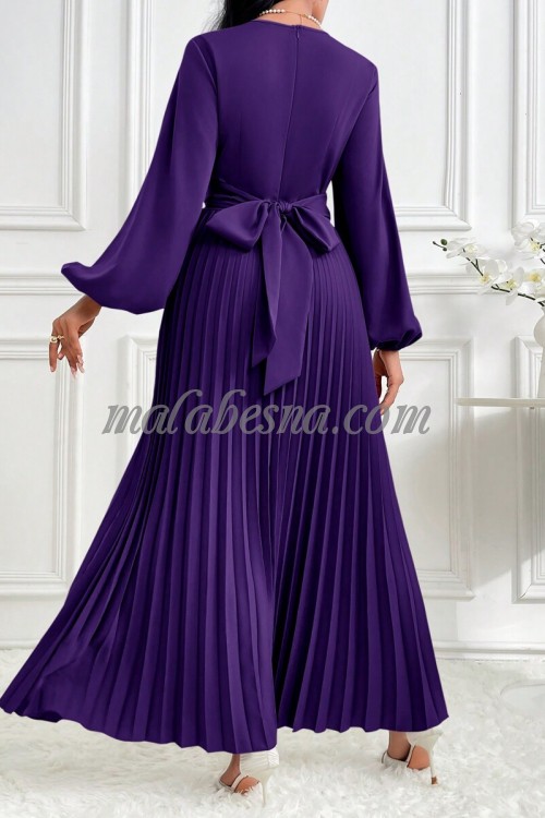 Purple wavy dress