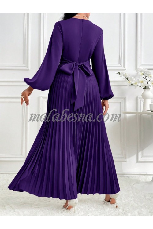 Purple wavy dress