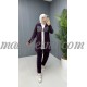 3 Pieces Burgundy tracksuit with long jacket and white shirt 3 Pieces Burgundy tracksuit with long jacket and white shirt