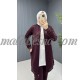 3 Pieces Burgundy tracksuit with colored lines on the jacket and shoulders 3 Pieces Burgundy tracksuit with colored lines on the jacket and shoulders
