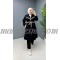 3 Pieces black tracksuit with V line on the jacket