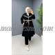 3 Pieces black tracksuit with V line on the jacket 3 Pieces black tracksuit with V line on the jacket