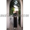 black sporty abaya with lines on the shoulders