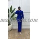 2 Pieces blue formal suit with line on the jacket 2 Pieces blue formal suit with line on the jacket