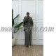 2 Pieces Olive green set with wrap top and wide-leg pants 2 Pieces Olive green set with wrap top and wide-leg pants