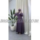 Elegant dusty pink maxi dress with gold buttons Elegant dusty pink maxi dress with gold buttons