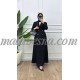 Black dress with belt and front buttons Black dress with belt and front buttons