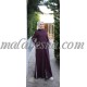 purple abaya with white lines and zipper purple abaya with white lines and zipper