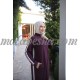 purple abaya with white lines and zipper purple abaya with white lines and zipper