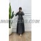 Black jeans dress with infront buttons and  brown belt