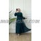 Turquoise Chiffon Dress with thin belt
