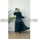 Turquoise Chiffon Dress with thin belt Turquoise Chiffon Dress with thin belt