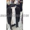 3 Pieces Black suit with long shirt and long blouse with pants