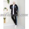 3 pieces Dark Blue and jeans suit with strass on the jacket