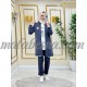 3 pieces Gray suit with embroidery sticker on the jacket 3 pieces Gray suit with embroidery sticker on the jacket