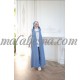3 Pieces jeans suit with white cotton blouse