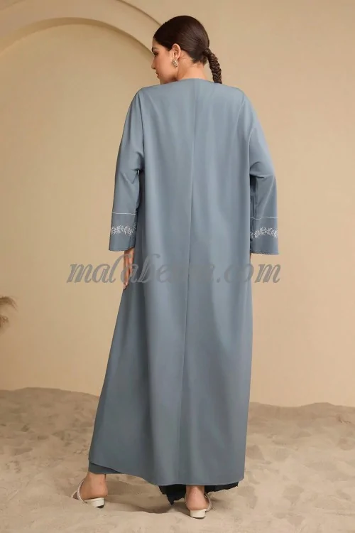 2 Pieces blue suit long cut piece and a cardigan